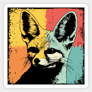 Cute Fennec Fox Pop Art | Adorable Desert Animal Magnet